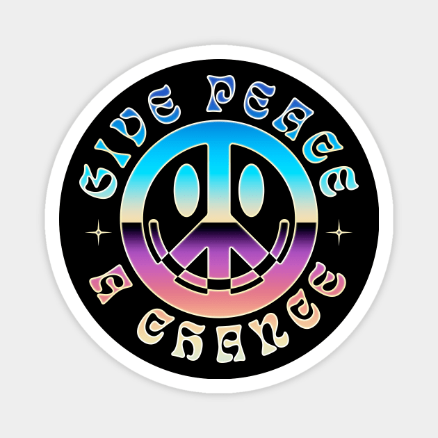 Give peace a chance Magnet by gut42